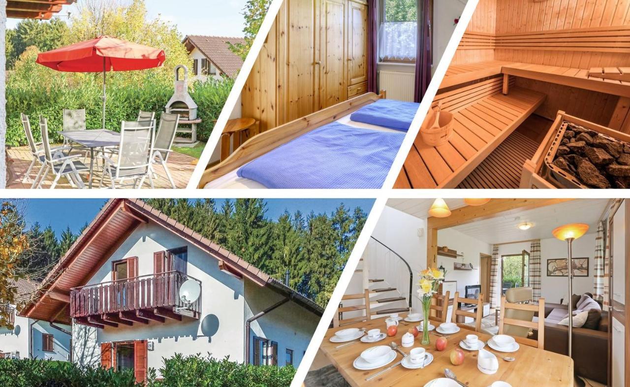 Seepark Kirchheim Ferienhaus Bei Nina Mit Sauna エクステリア 写真